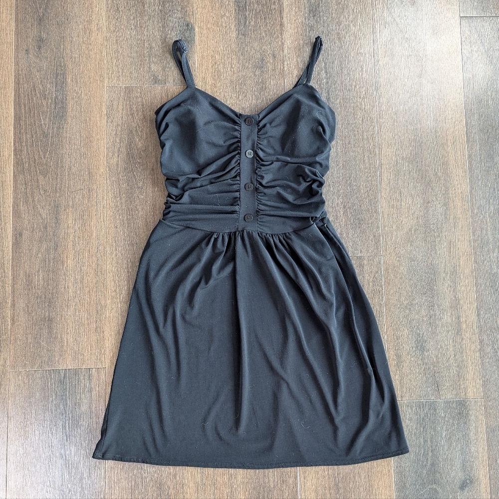 Boston Proper sz. 6 vintage black dress